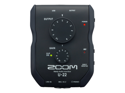 Interfaz de Audio Zoom U-22