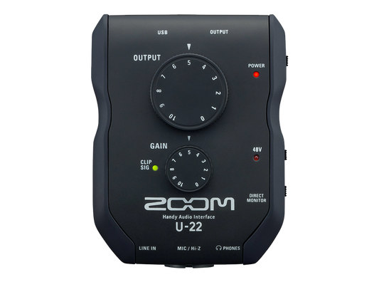 Interfaz de Audio Zoom U-22